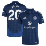 Günstige Fußballtrikots Manchester United Dalot 20 Auswärtstrikot 2024-25 Kurzarm